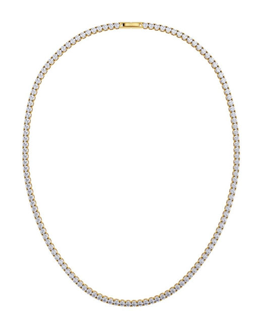 Stålhalsband Tennis gold