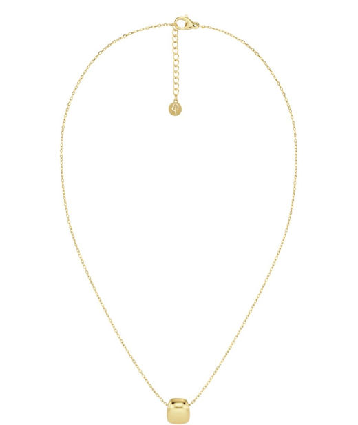 Stålhalsband Mira S Gold.
