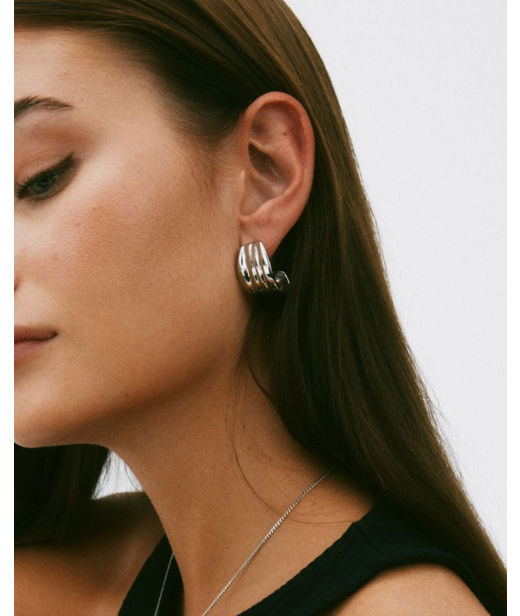 Stålörhängen Tidal Hoops