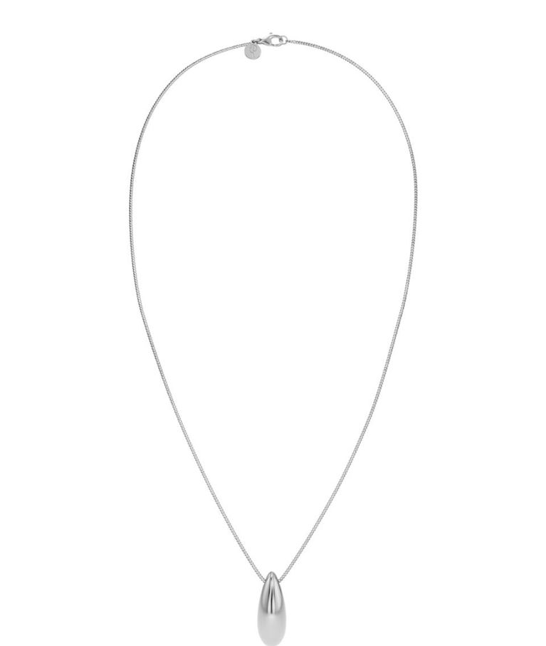 Silverhalsband Bean