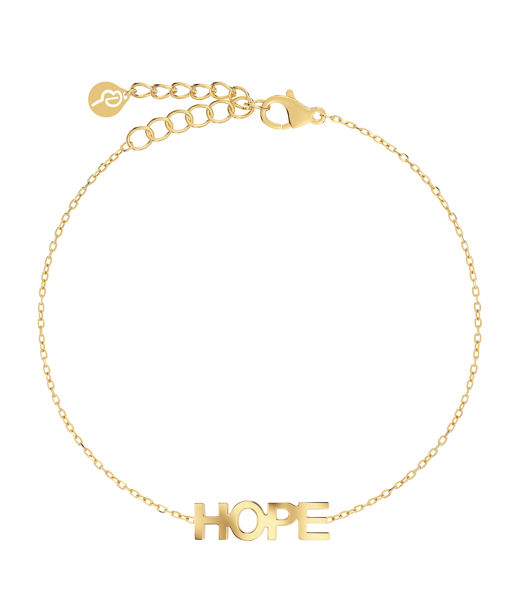 Stålarmband Hope gold