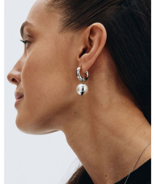Stålörhänge Gabrielle Hoops L