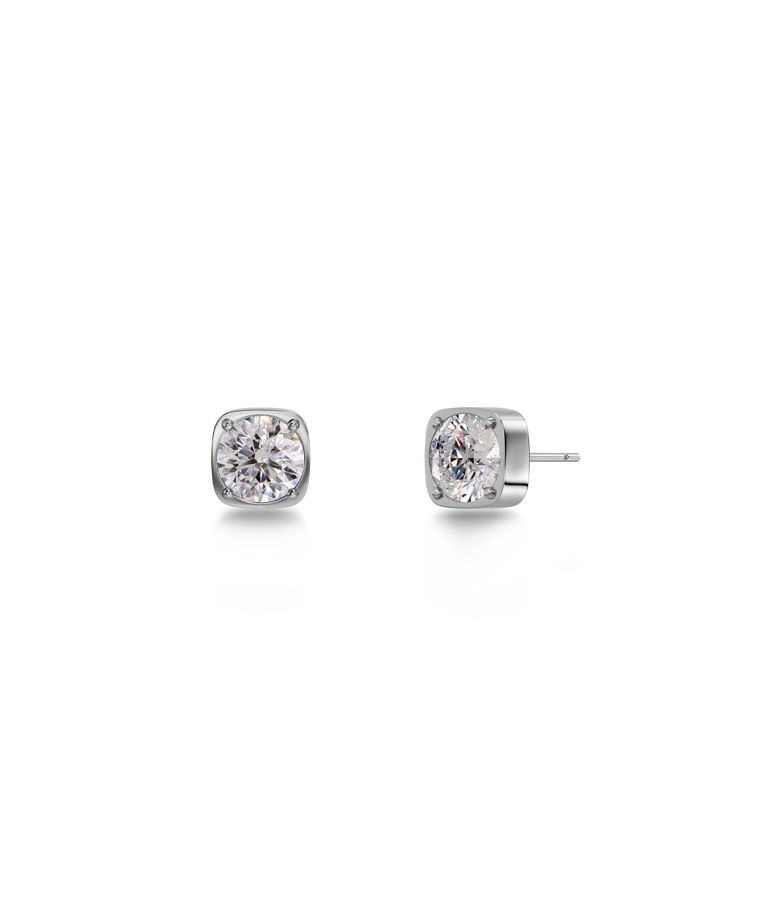 Stålörhänge Gemma Studs