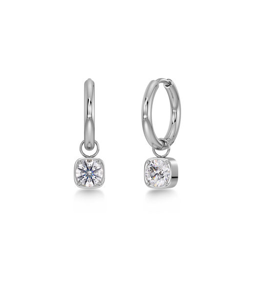 Stålörhänge Gemma Hoops