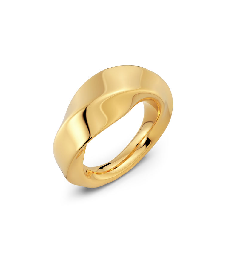 Stålring Helix M Gold SIZE M