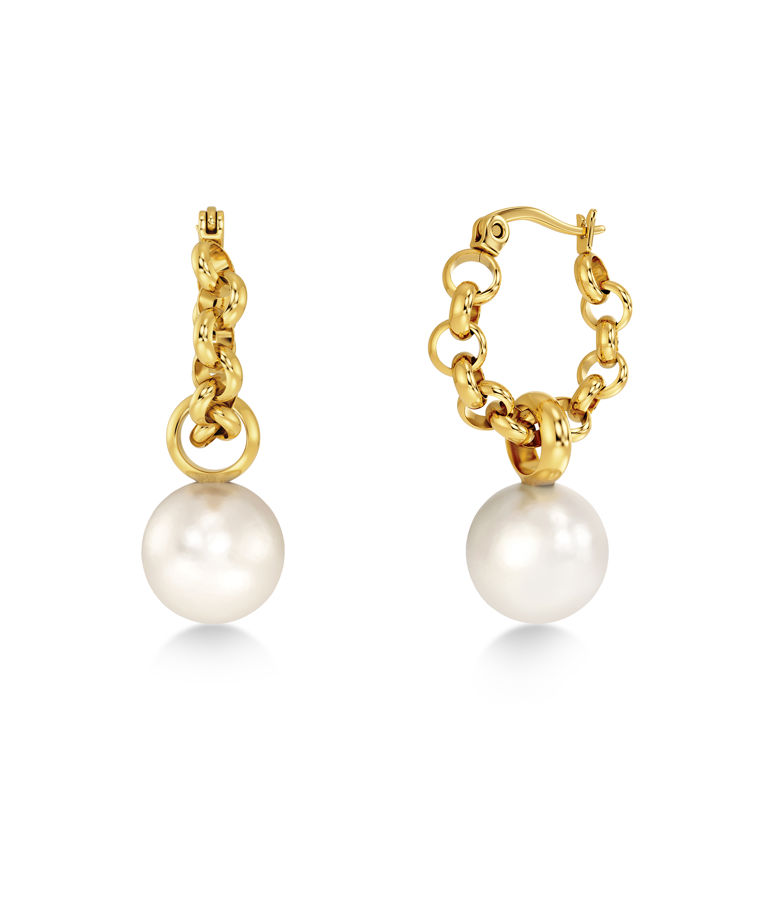 Stålörhänge Lexie Hoops Gold