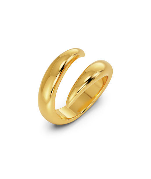 Stålring Spire Gold XL SIZE XL