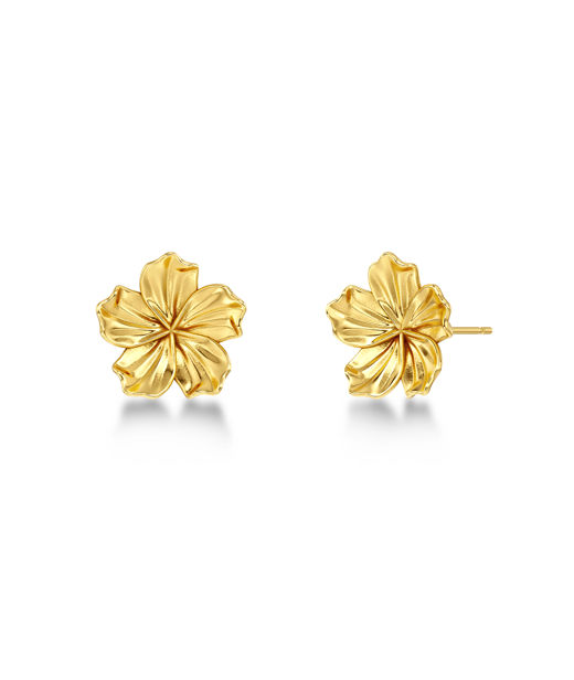 Stålörhängen Jasmine Studs S Gold
