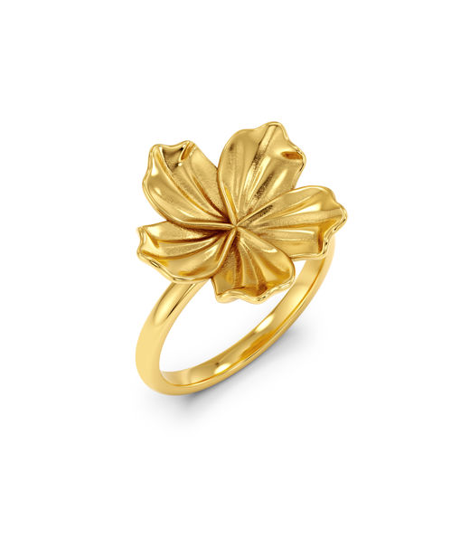 Stålring Jasmine S Gold SIZE L