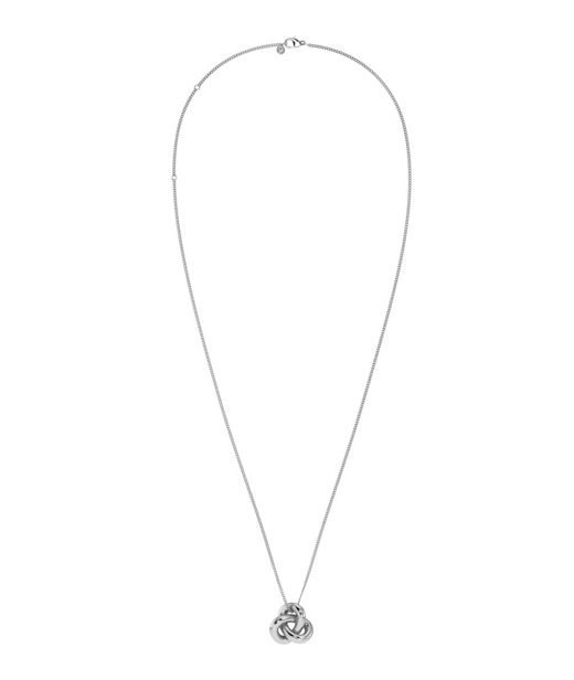 Stålhalsband infinity knot L