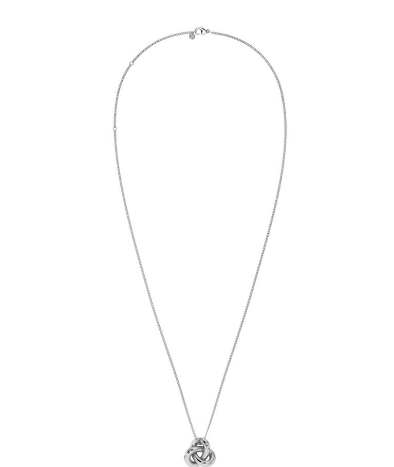 Stålhalsband infinity knot L