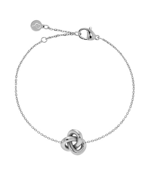 Stålarmband infinity knot