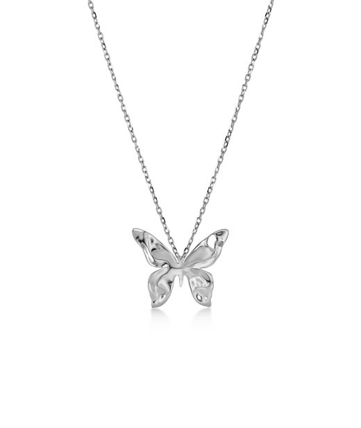 Stålhalsband Butterfly S