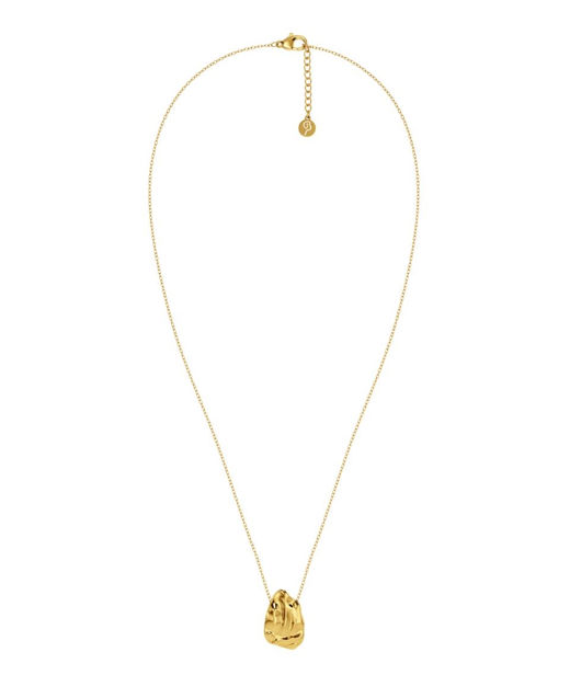 Stålhalsband tidal S gold