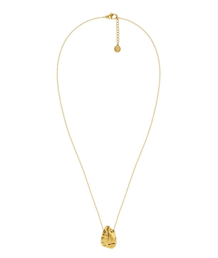 Stålhalsband tidal S gold