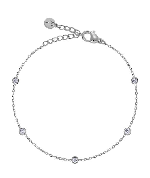 Stålarmband Petite cz