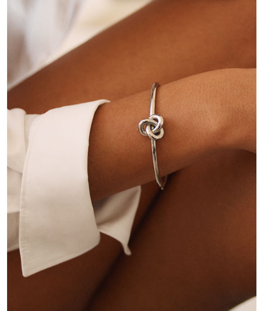 Stålarmring infinity knot