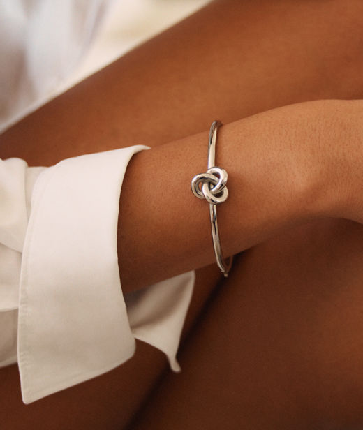 Stålarmring infinity knot