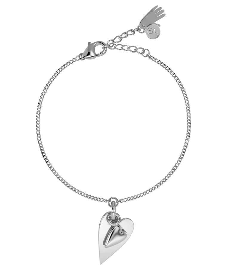 Stålarmband Heart to Heart