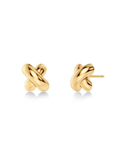 Stålörhängen Alexa Studs S Gold SP26