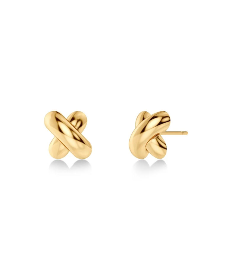 Stålörhängen Alexa Studs S Gold SP26