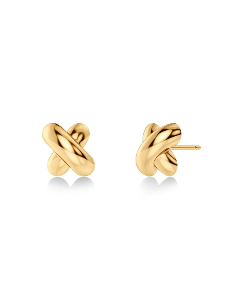 Stålörhängen Alexa Studs S Gold SP26