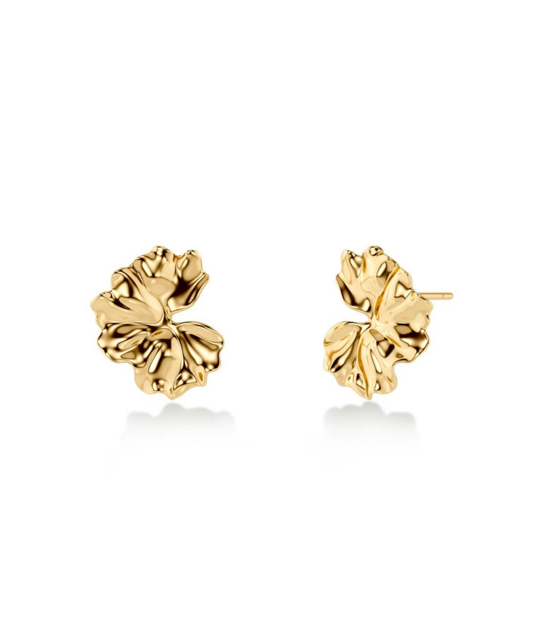 Stålörhängen Gerana Studs S Gold SP26