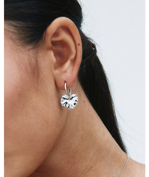 Stålörhängen Gerana Hoops Steel SP26
