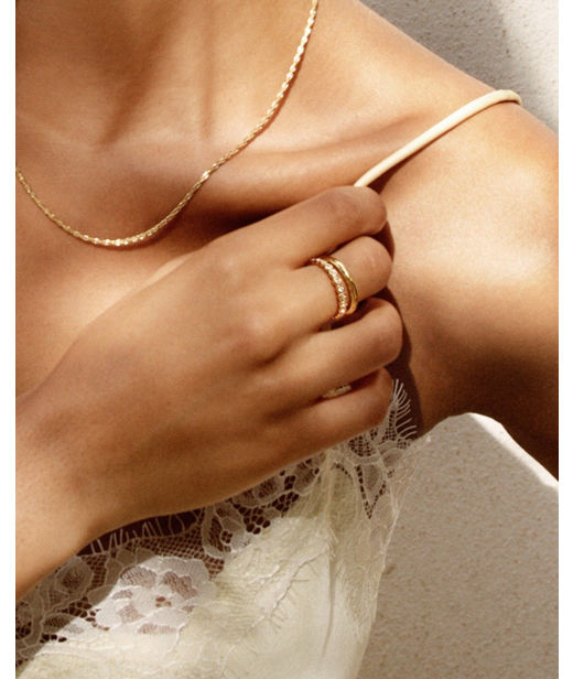 Stålring Grace Ring Gold SP26