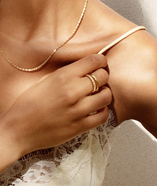 Stålring Grace Ring Gold SP26
