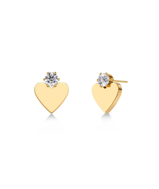 Stålörhänge Love Spark Studs