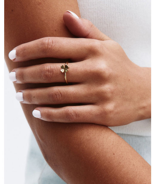 Stålring Lucky Mini Ring Gold SP26