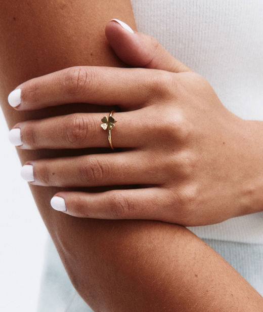 Stålring Lucky Mini Ring Gold SP26