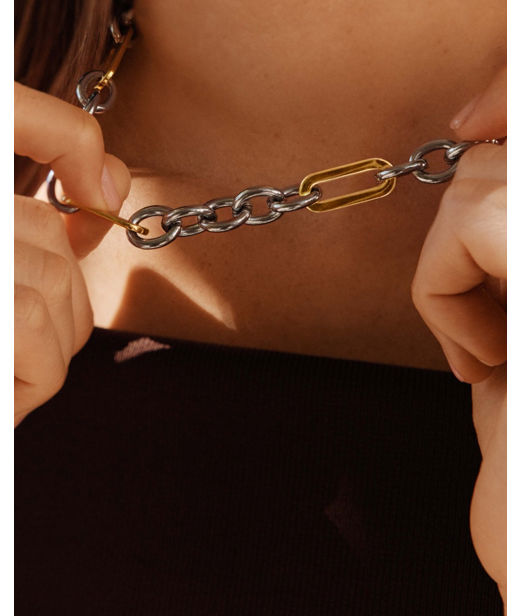 Stålhalsband Medley Necklace Mixed SP26