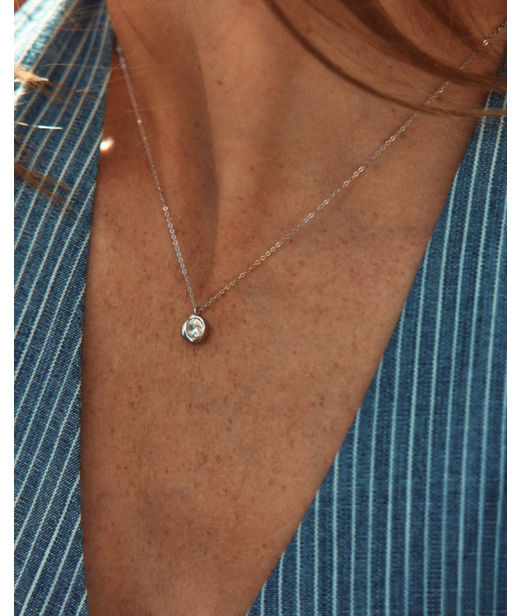 Stålhalsband Ocean Gem Necklace S Steel SP26