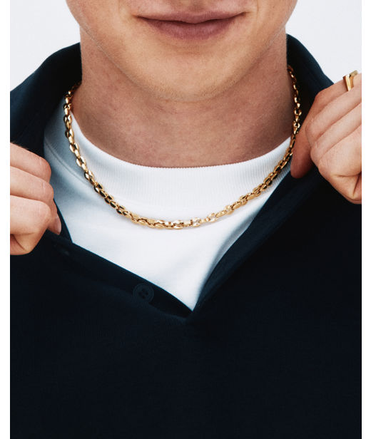 Stålhalsband Nico Necklace Gold SP26