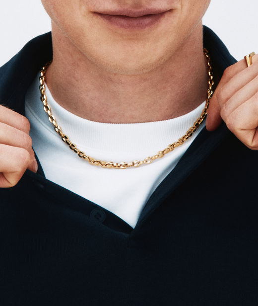 Stålhalsband Nico Necklace Gold SP26
