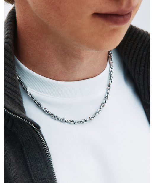 Stålhalsband Nico Necklace Steel SP26