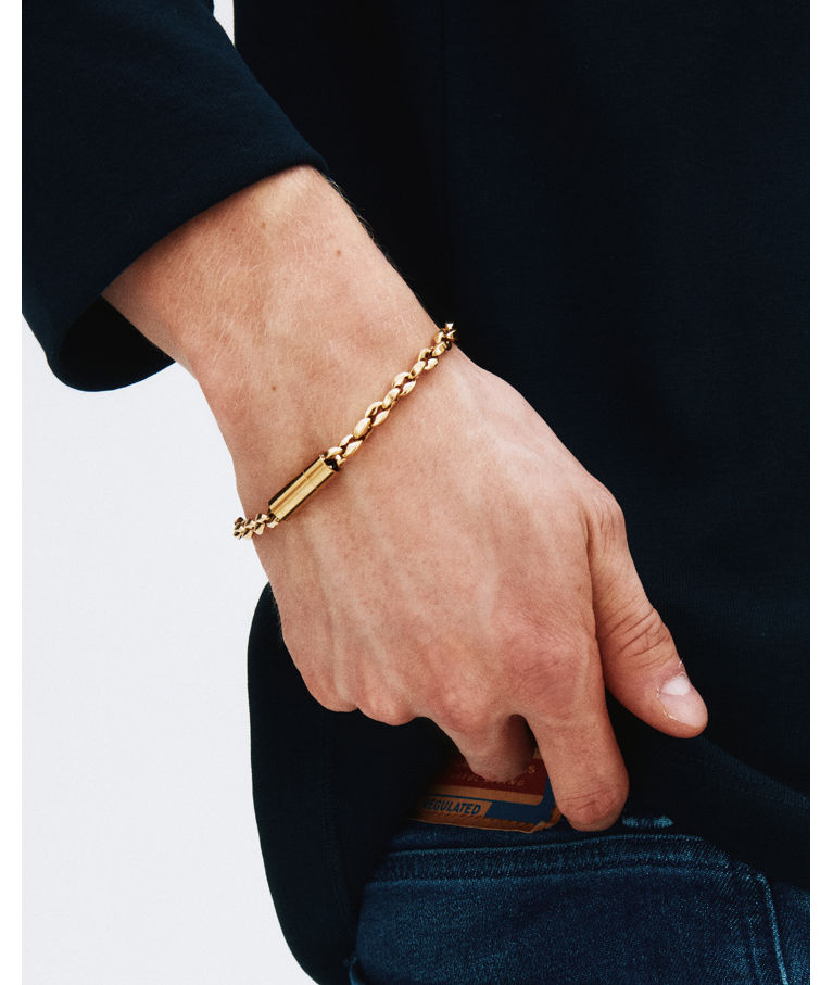 Stålarmband Nico Bracelet Gold SP26