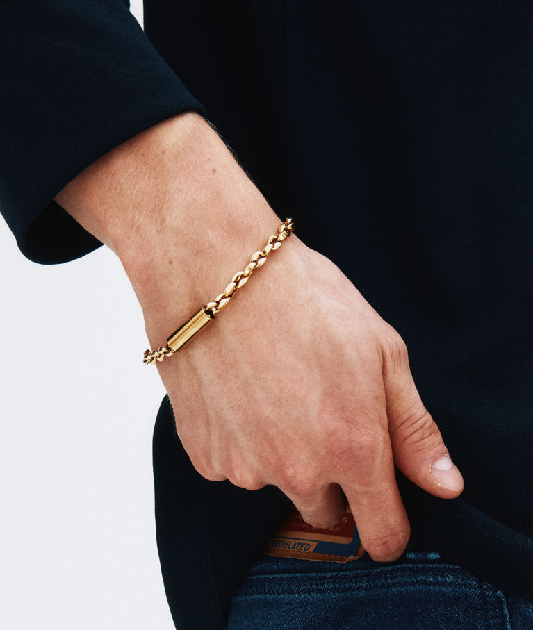 Stålarmband Nico Bracelet Gold SP26
