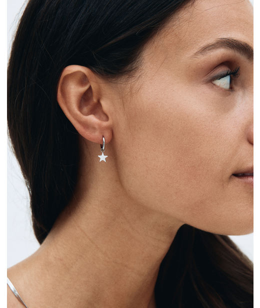Stålörhänge Sirius Hoops