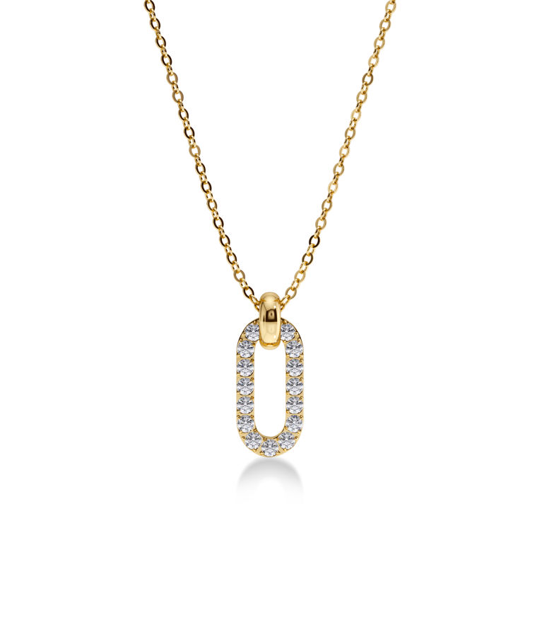 Stålhalsband Inez Gold