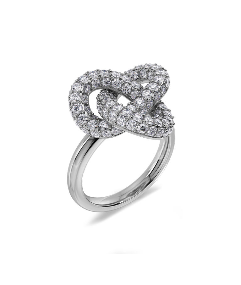 Stålring Infinity Knot Sparkling M SIZE M