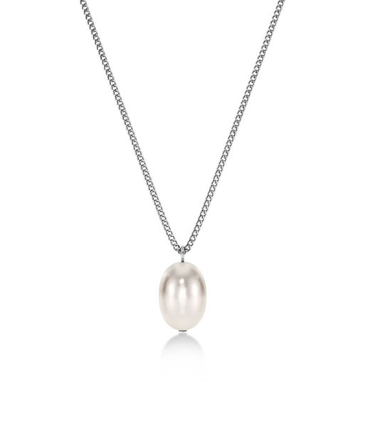 Stålhalsband Perla L