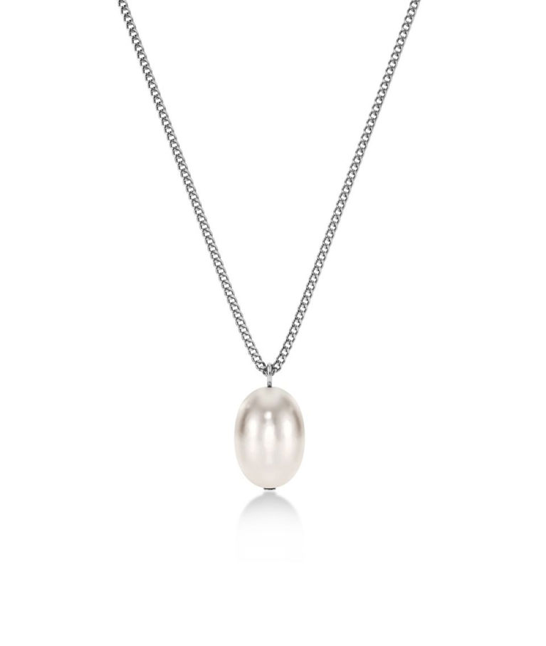 Stålhalsband Perla L