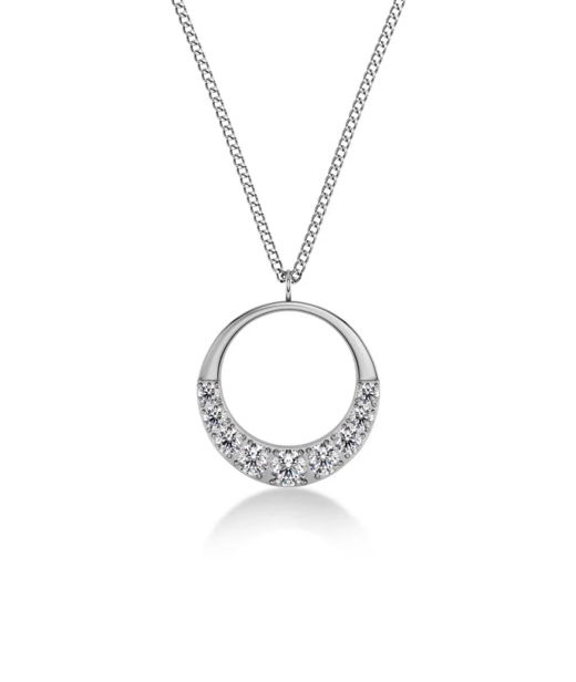 Stålhalsband Monarch Necklace L Steel SP26