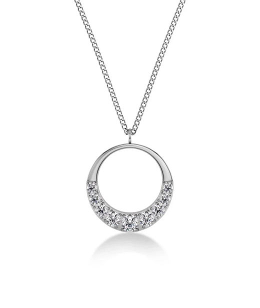 Stålhalsband Monarch Necklace L Steel SP26