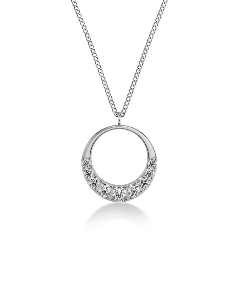 Stålhalsband Monarch Necklace L Steel SP26