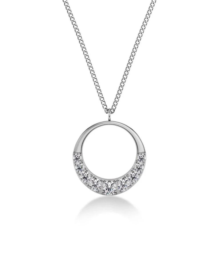 Stålhalsband Monarch Necklace L Steel SP26