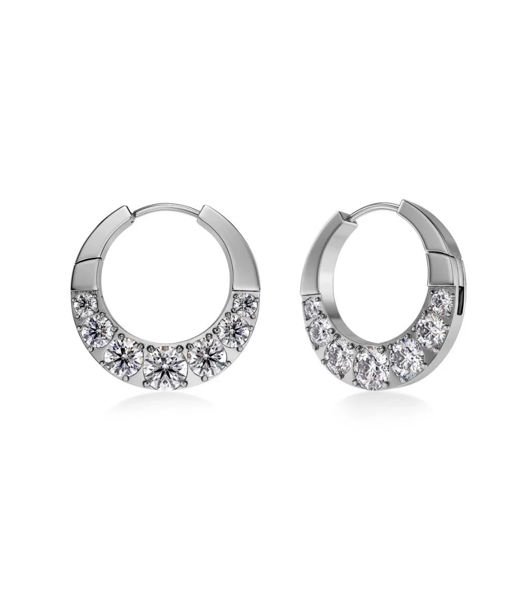 Stålörhängen Monarch Hoops L Steel SP26